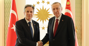 Cumhurbaşkanı Erdoğan, ABD Dışişleri Bakanı Blinken’i Kabul Etti