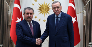 Cumhurbaşkanı Erdoğan, BBP Genel Başkanı Destici’yi Kabul Etti