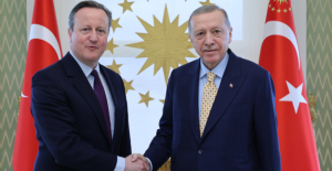 Cumhurbaşkanı Erdoğan, İngiltere Dışişleri Bakanı Cameron'u Kabul Etti