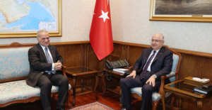 Millî Savunma Bakanı Güler, İtalya'nın Ankara Büyükelçisi Marrapodi'yi Kabul Etti