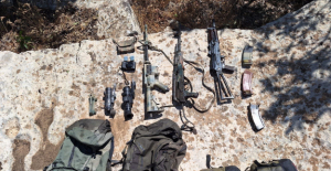 “Zeytin Dalı Bölgesinde Sızma Girişiminde Bulunan Teröristlere Ait Çok Sayıda Silah Ve Mühimmat Ele Geçirildi”