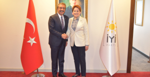 İYİ Parti Genel Başkanı Akşener, Soner Çetin'i Kabul Etti