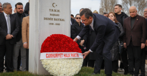 CHP Genel Başkanı Özel, Deniz Baykal'ı Mezarı Başında Andı