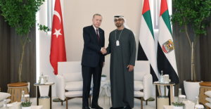Cumhurbaşkanı Erdoğan, Birleşik Arap Emirlikleri Devlet Başkanı Al Nahyan ile Görüştü