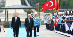 Cumhurbaşkanı Erdoğan, Almanya Cumhurbaşkanı Steinmeier'i Resmî Törenle Karşıladı
