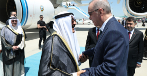Cumhurbaşkanı Erdoğan, Kuveyt Emiri el Sabah’ı Karşıladı