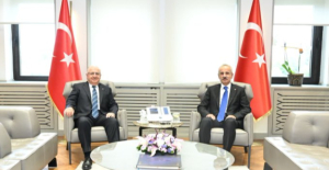 Millî Savunma Bakanı Güler, Ulaştırma Ve Altyapı Bakanı Uraloğlu’nu Ziyaret Etti