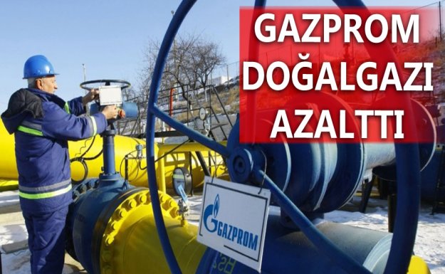Gazprom Gaz Sevkiyatını Azalttı