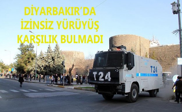 Diyarbakır'da 'İzinsiz Yürüyüş' Çağrısı Karşılık Bulmadı