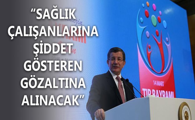 Başbakan Davutoğlu Tıp Bayramı'nda Konuştu