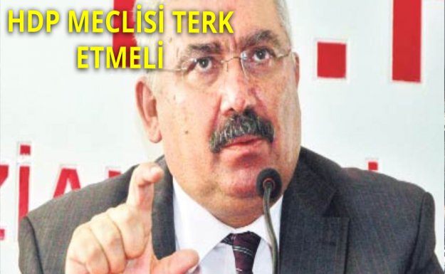 MHP'den HDP'ye Meclisi Terk Et