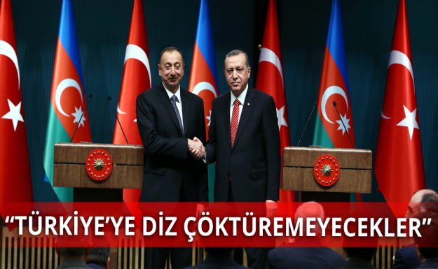 Cumhurbaşkanı Erdoğan Aliyev'le Ortak Basın Toplantısı Düzenledi