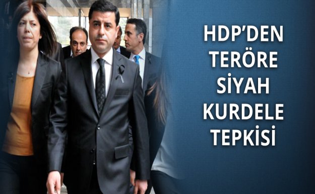 HDP vekillerinden Siyah Kurdele