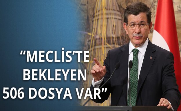 Başbakan Davutoğlu: 506 Dokunulmazlık Dosyası Var