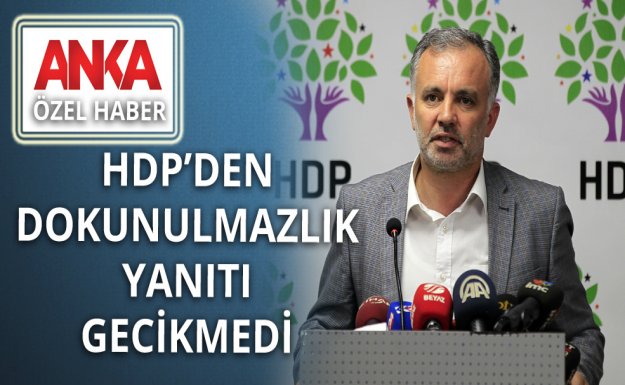 Başbakan'ın Dokunulmazlık Görüşüne HDP'den Yanıt Geldi 
