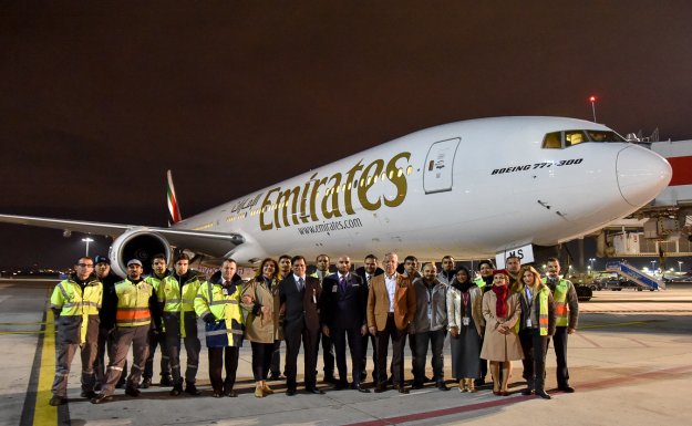 Emirates Sabiha Gökçen'e İlk İnişini Yaptı