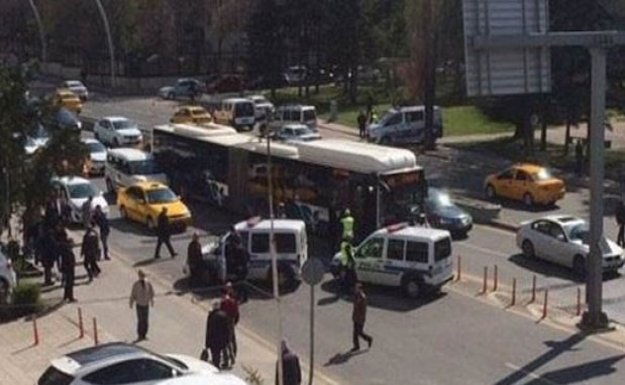 Ankara'da Otobüste Bomba İhbarı 