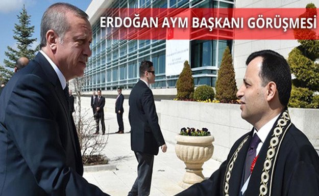 Erdoğan AYM Başkanı Görüşmesi Başladı