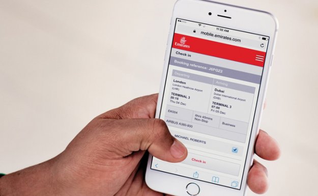 Emirates Online Check-in Süresini Uzatıyor