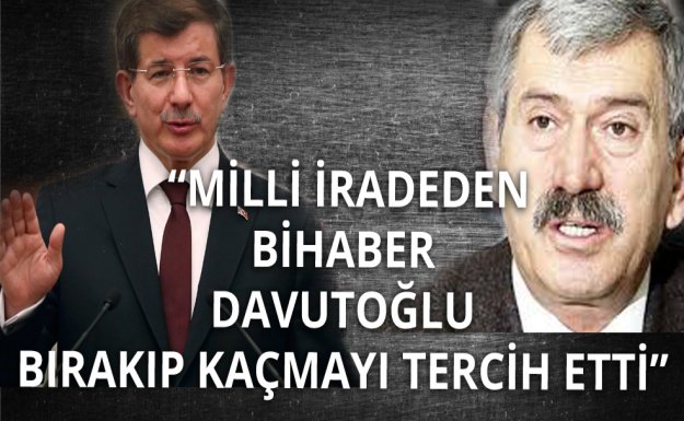 MHP'li Çetin: Davutoğlu Türk milletini bir sivil darbeye teslim etmiştir