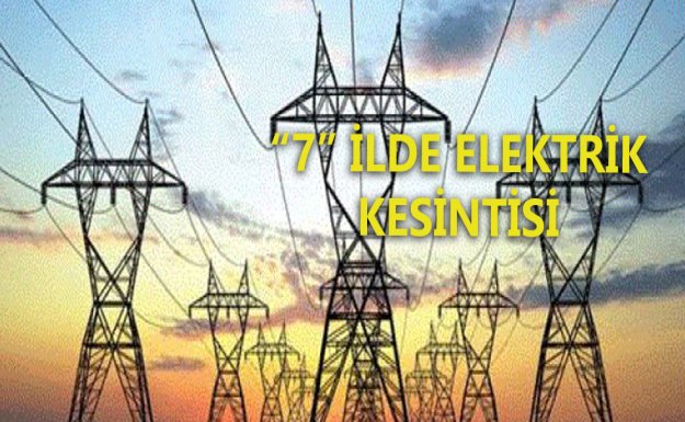 Ankara Ve 6 İlde Elektrik Kesintisi 