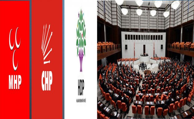 CHP MHP Ve HDP’den ‘Dokunulmazlık’ Önergeleri